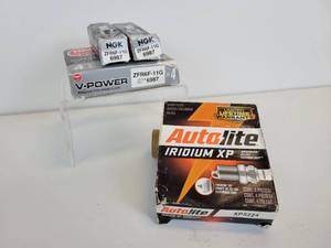 lot 144 image: Spark Plugs - (6) NGK 6987 and (4) Autolite XP5224