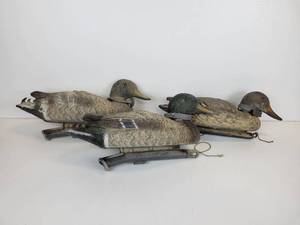 lot 158 image: Lot of (3) Mallard Decoys
