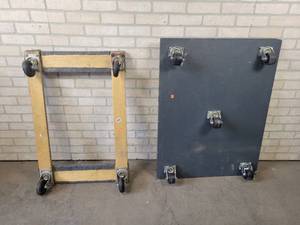 lot 48 image: (2) Moving Carts - 39 x 30 & 36 x 24 - NO SHIPPING