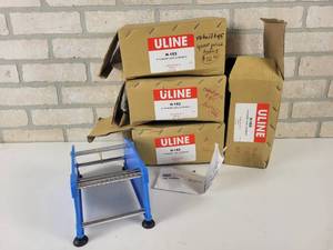 lot 56 image: (4) New Uline 4 Label Dispensers - Part No. H-153