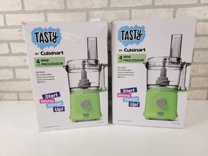 lot 61 image: (2) Cuisinart 4-Cup Mini Food Processors
