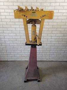 lot 30 image: Wel-Bilt 12-Ton TubingPipe Bender on Stand - Dies for 2, 1-12, 1-14, 1, 34 and 12 - NO SHIPPING