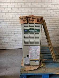 lot 20 image: NOS Carrier WeatherMaker 8000VS 60,000 BTU Natural Gas Furnace - Part No. 58UHV060-F-13112 - NO SHIPPING