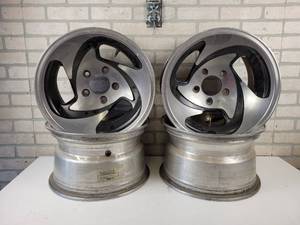 lot 81 image: (4) Aluminum 15 x 8.5 Rims - 5x5 Bolt Pattern - No Center Caps - NO SHIPPING
