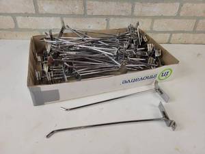 lot 90 image: (60) 12 Slatwall Hooks
