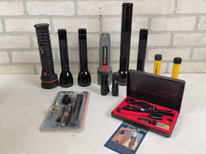 lot 117 image: Lot of MAG-LITE Flashlights and More