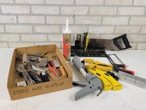 lot 121 image: Stanley No. 19-114 Miter Box & Saw, Hand tools and More