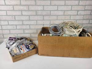 lot 223 image: Large Lot of hardware, ROMEX Wire and More - NO SHIPPING