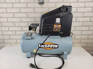 lot 244 image: McCraw 8-Gallon Air Compressor - NOT WORKING - NO SHIPPING