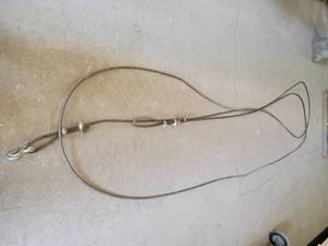 lot 245 image: Approx. 40 x 12 Steel Cable - NOS HIPPING