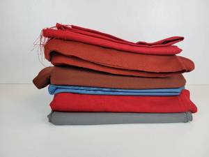 lot 708 image: Several Yards of Polyester Fabric