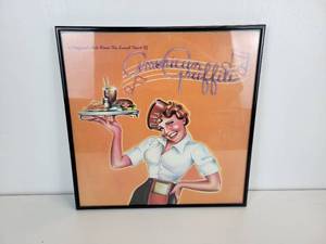 lot 861 image: Framed Double Album from the Movie American Graffiti