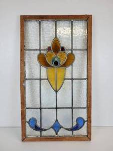 lot 881 image: Stained Glass Window Panel