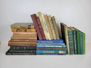 lot 896 image: Large Lot of Fishing Books - Trout, Fly Fishing, and More