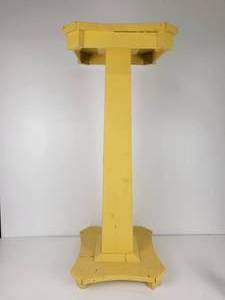 lot 909 image: Yellow Plant Stand