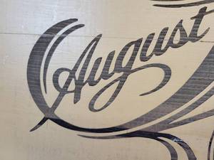 lot 908 image: Schells Wood Beer Sign