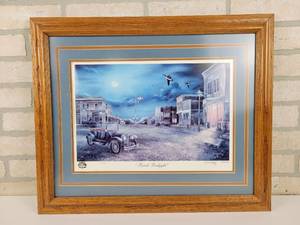 lot 620 image: Terril Twilight Signed & Framed Artist Proof Print by Artist JD Speltz - NO SHIPPING