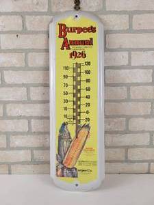 lot 654 image: Burpees Outdoor Tin Thermometer