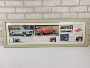 lot 663 image: 1959 Framed RAMBLER Print - 13 x 39 - NO SHIPPING