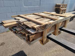 lot 554 image: Reclaimed Pallet Wood - Approx. 60 sqft - Great for an Accent Wall - NO SHIPPING