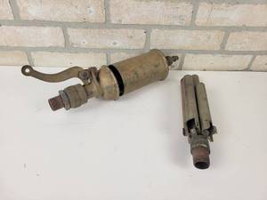 lot 557 image: Antique Brass Steam Whistles