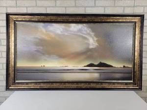lot 566 image: Framed Art Print - 55x31 - NO SHIPPING