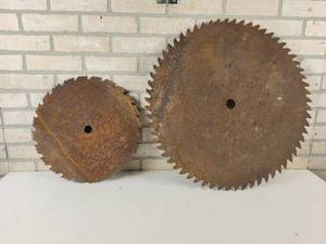 lot 576 image: (2) Saw Blades - 24 & 15 - NO SHIPPING