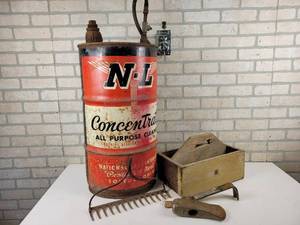 lot 757 image: Vintage Barrel (26 Tall x 14 Diameter) and More - NO SHIPPING