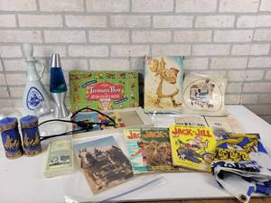 lot 762 image: Vintage Childrens Books, LAVA Lamp, Candles, Jack & Jill Books and More - NO SHIPPING