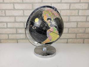 lot 778 image: 1960s Replogle Globes, Inc. Starlight 12 Globe with Chrome Base
