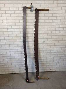 lot 787 image: (2) Antique Saws - NO SHIPPING