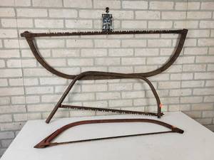 lot 788 image: (3) Vintage Tree Saws - NO SHIPPING