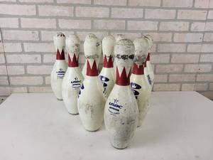 lot 807 image: (10) Bowling Pins - NO SHIPPING