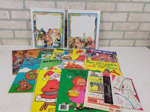 lot 814 image: Vintage Mickey Mouse Club Puzzles and Coloring Books
