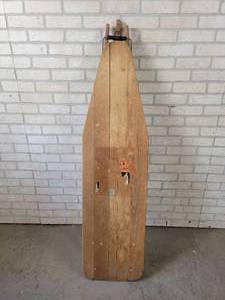 lot 828 image: Vintage Wood Ironing Board - NO SHIPPING