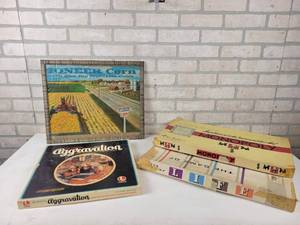lot 839 image: Vintage PIONEER Seeds Framed Ad, Vintage LIFE, Monopoly and Aggravation - NO SHIPPING