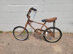 lot 904 image: Vintage Boys Dirt bike with Chopper front fork - NO SHIPPING