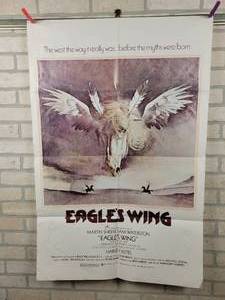 lot 917 image: Original 1979 27x41 Movie Poster Eagles Wing - Martin Sheen - Folded