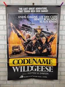 lot 915 image: Codename Wild geese Movie Poster - 28x40 - Folded