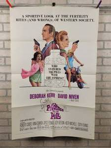 lot 913 image: Original 1968 27x41 Movie Poster Prudence and the Pill - Folded