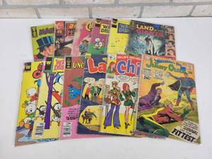 lot 513 image: (12) Assorted Comic Books from 12 Cent to 60 Cent - Superman, Disney, Billy the Kid, Land of the Giants, Mandrake, Archie and More
