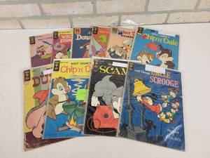 lot 506 image: (10) Gold Key Walt Disney 12Cent & 15 Cent Comic Books