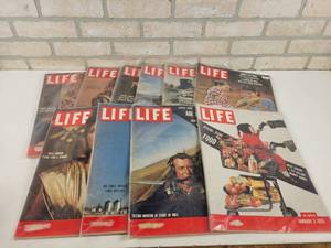 lot 514 image: (10) 1950s LIFE Magazines