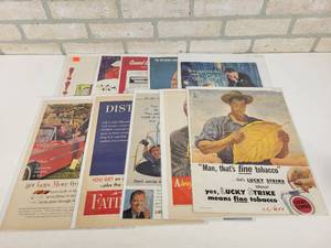 lot 516 image: (10) Assorted Vintage Cigarette Ads