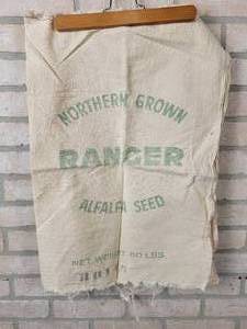 lot 891 image: Vintage Seed and Flour Sacks