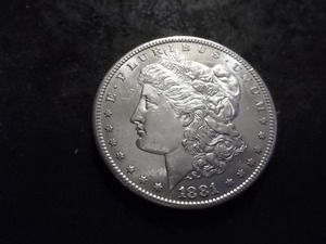 1881 S Morgan Silver Dollar