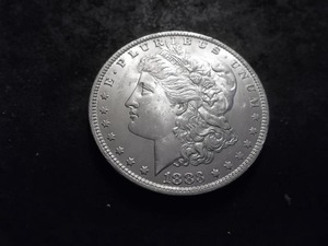 1883 O Morgan Silver Dollar
