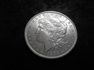 1885 O Morgan Silver Dollar