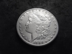 1886 S Morgan Silver Dollar