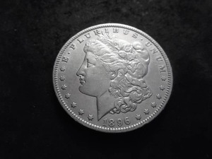 1896 O Morgan Silver Dollar